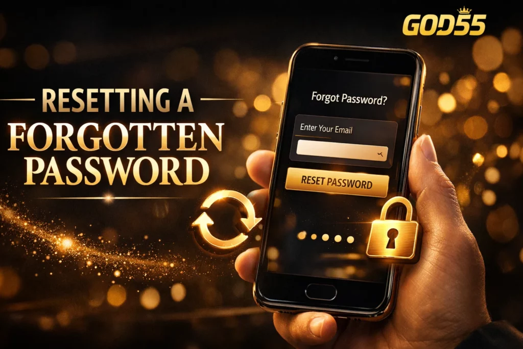 God55 resetting password